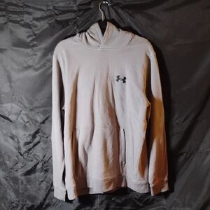 Under Armour Light Gray Pullover Hoodie Sz Xl